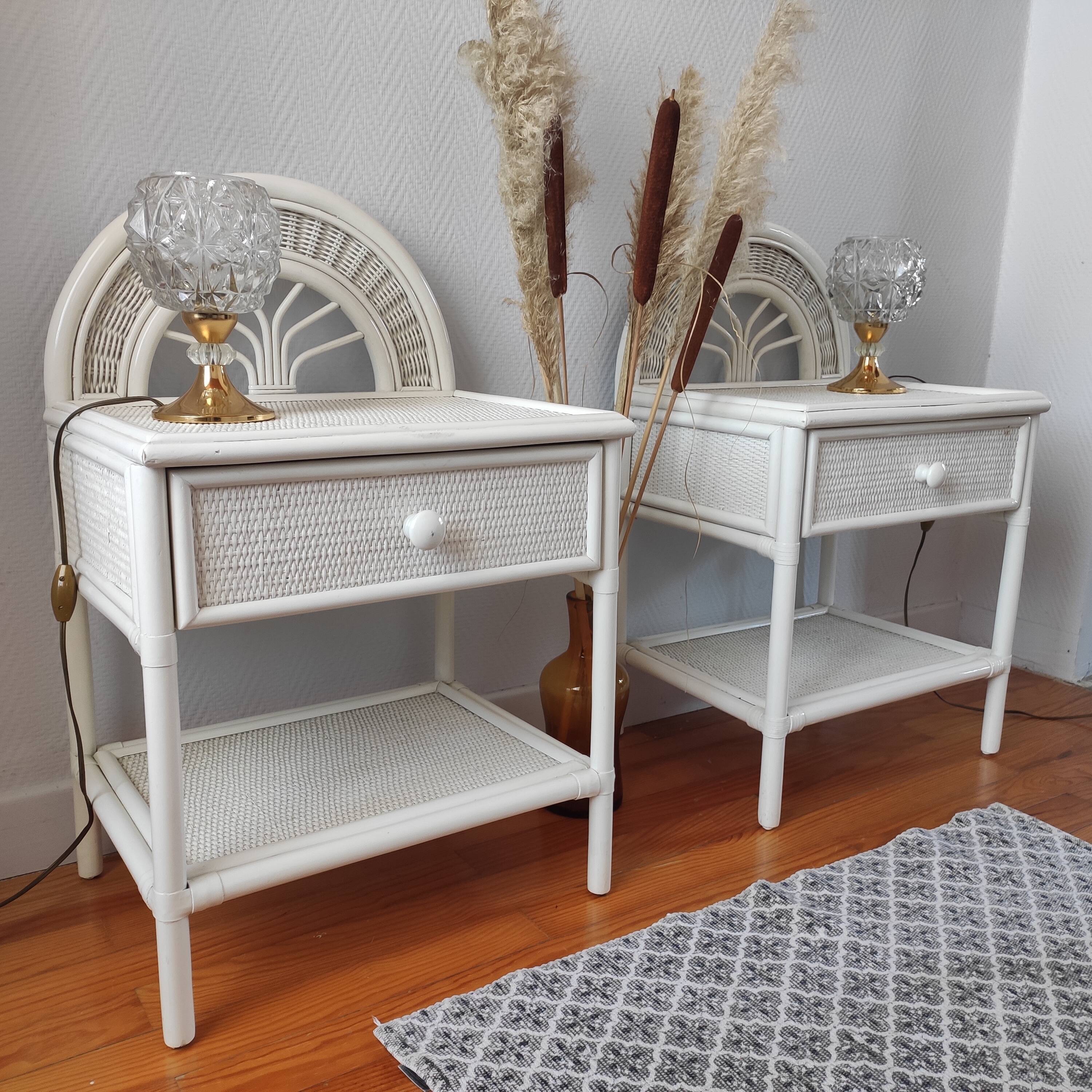 Pair of bedside tables