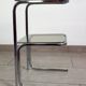 70s chrome and smoked glass side table