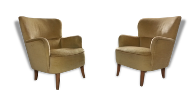 1/2 fauteuil bergere années 50 60 Theo Ruth pour Artifort