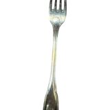 Silver metal cutlery set