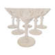 6 Baccarat crystal champagne cups, around 1920