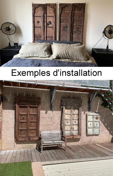 Old wooden door