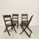 Art Deco Folding Chairs, 1930, Set of 4