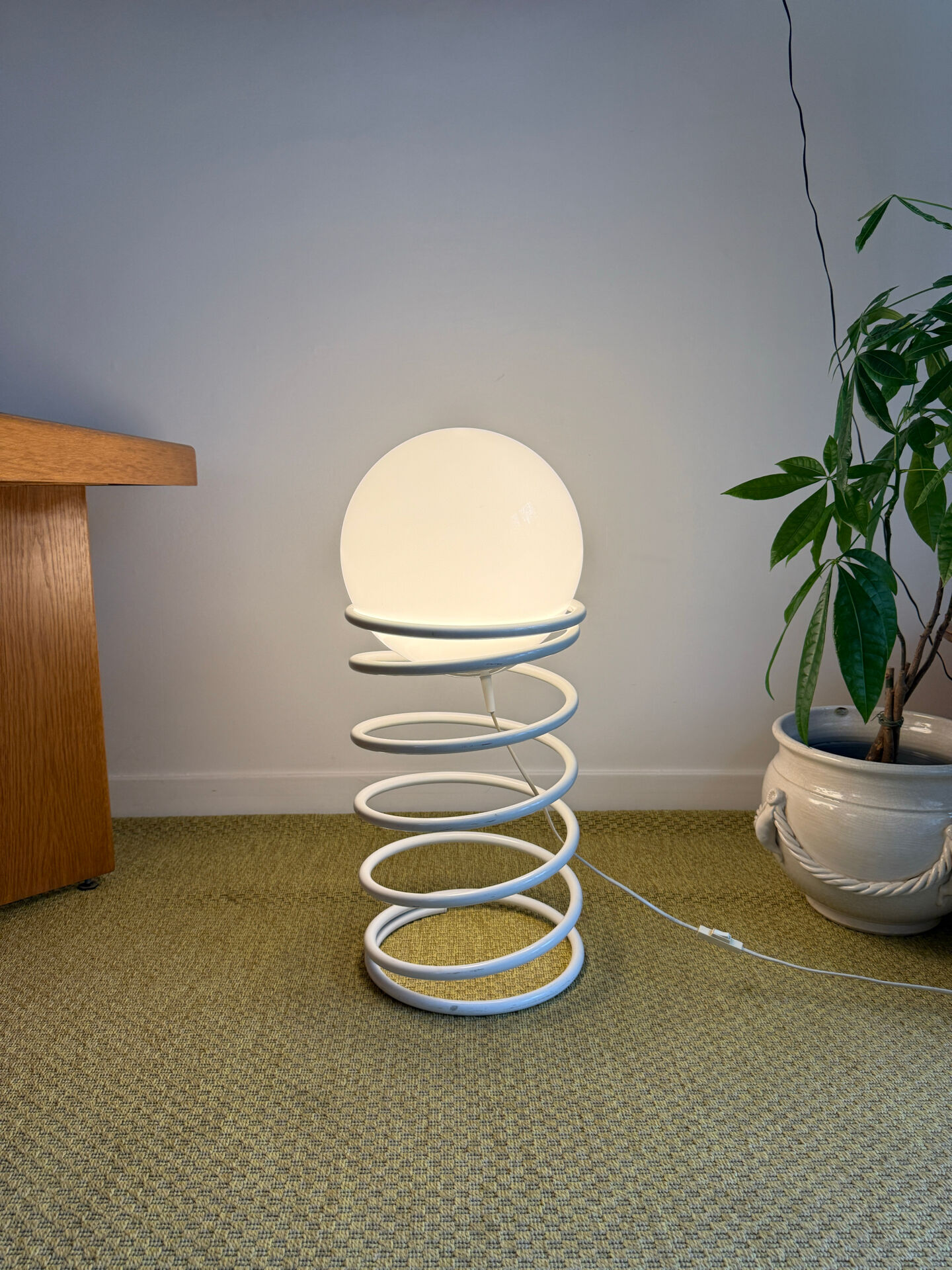 Spiral lamp by Woja Holland, 1970s