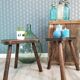 Pair of tripod stools