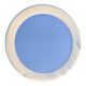 Vintage round white plastic mirror