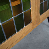 Oak showcase, Danish design, 1960s, production: Denmark