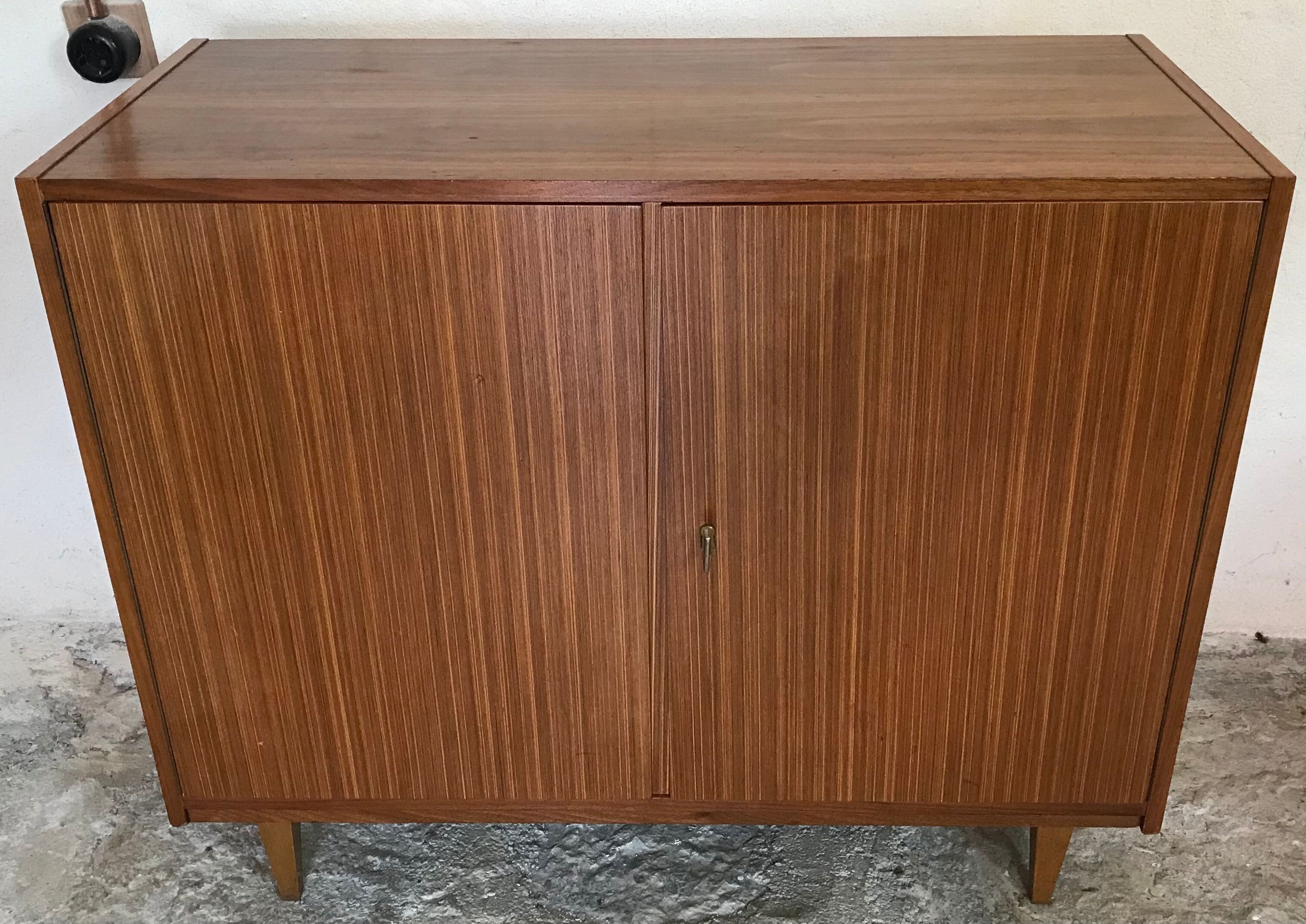 Vintage sideboard storage cabinet with two doors