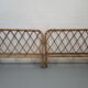 Rattan head and footboard from the 60s/70s