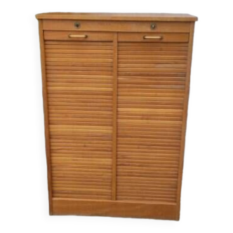 Curtain cabinet, double filing cabinet