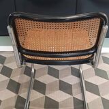 Table avec 4 chaises Cesca par Marcel Breuer pour Gavina, années 1960