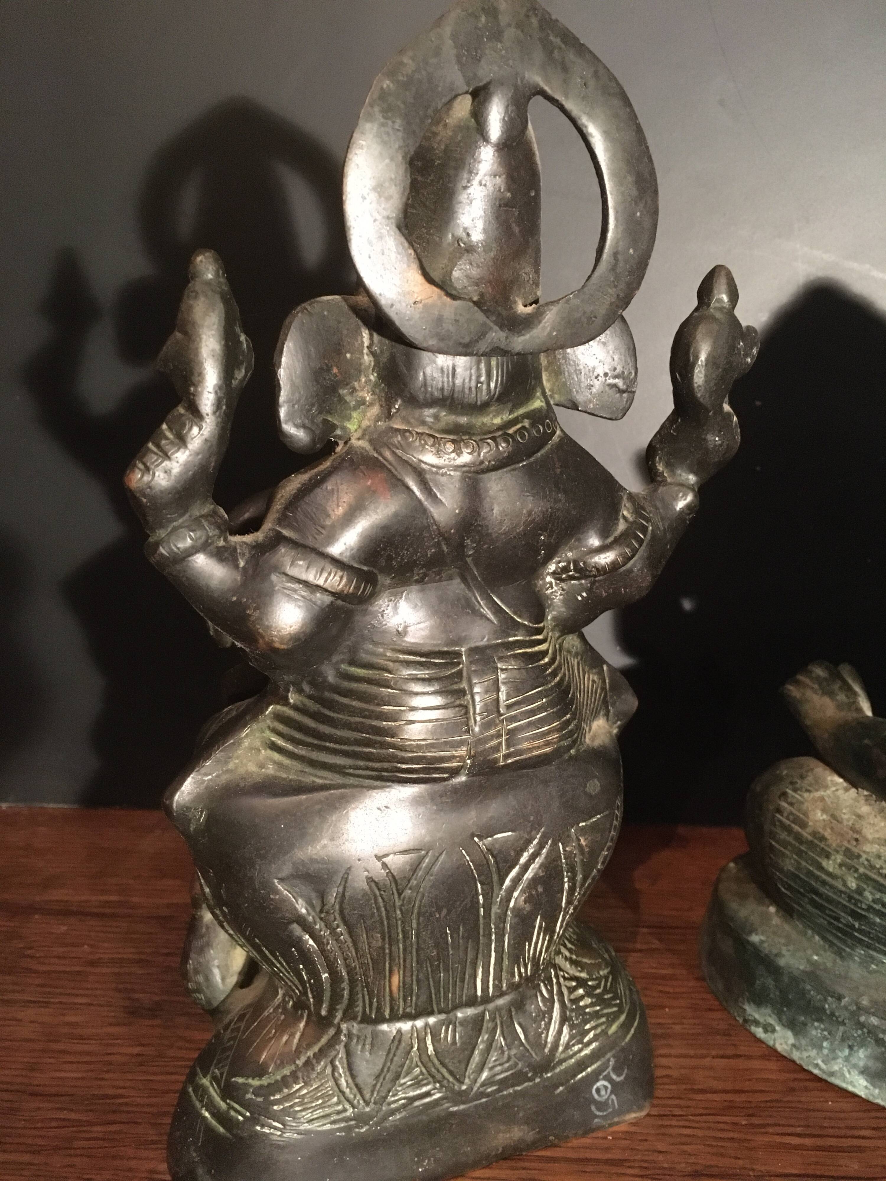 Bronze Ganesh statue, India