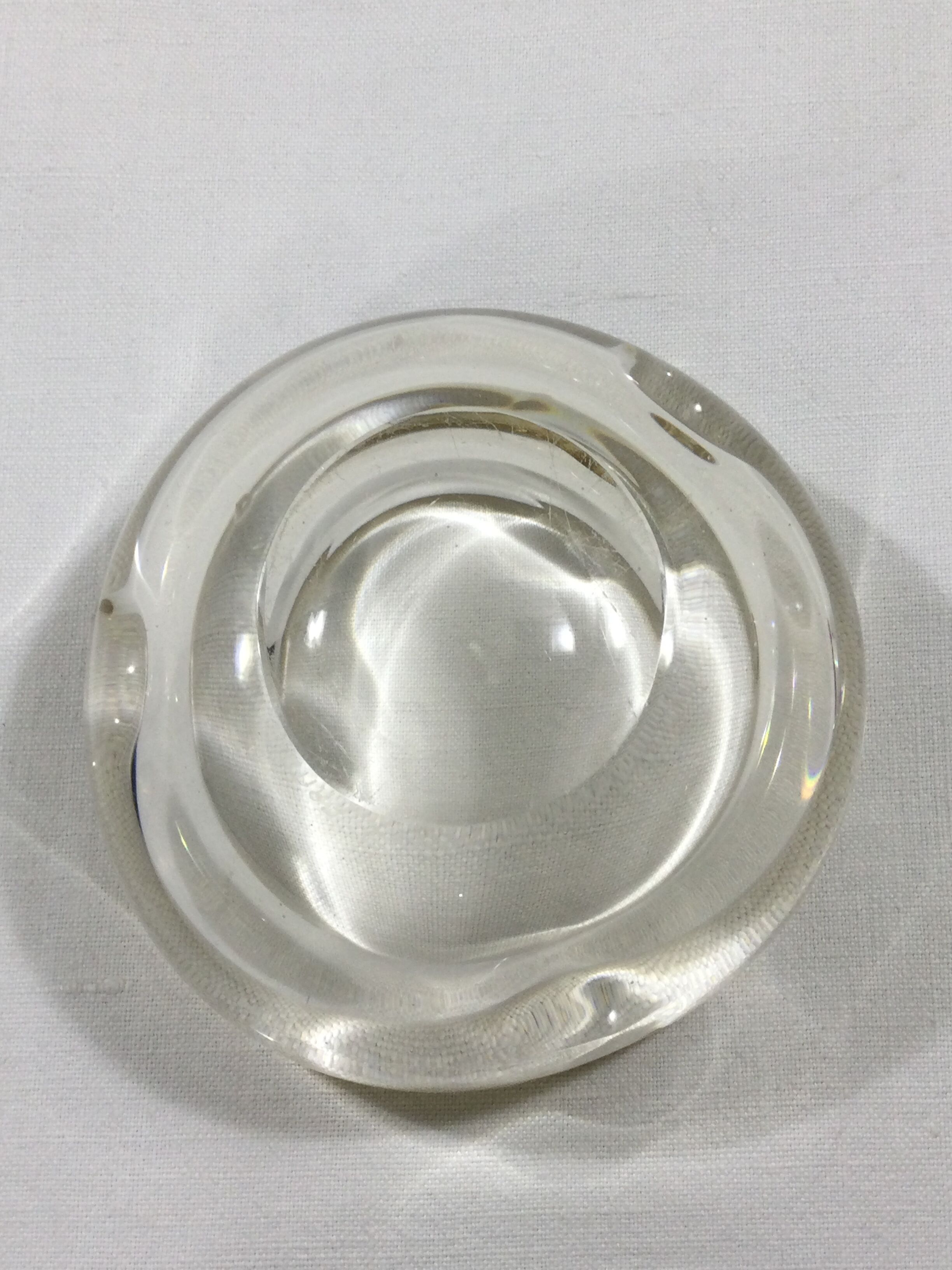 Cendrier en cristal de Daum