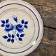 Lot de 3 assiettes Moulin des Loups bleu