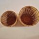 set of 2 flower pot covers made of new vintage bamboo rattan