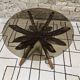 Table basse brutalist vintage 1970"