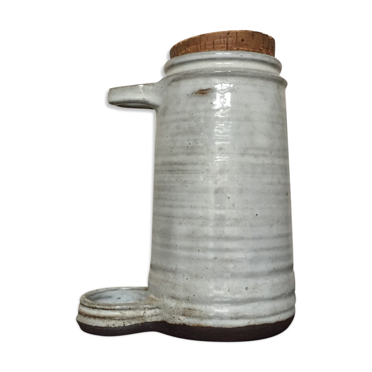 Pot a pickle made of enamelled sandstone