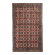 Vintage Turkish handmade rug 131x202 cm