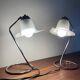 Pair of unusual SCE lamps