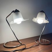 Pair of unusual SCE lamps