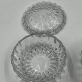Set of two crystal candy boxes