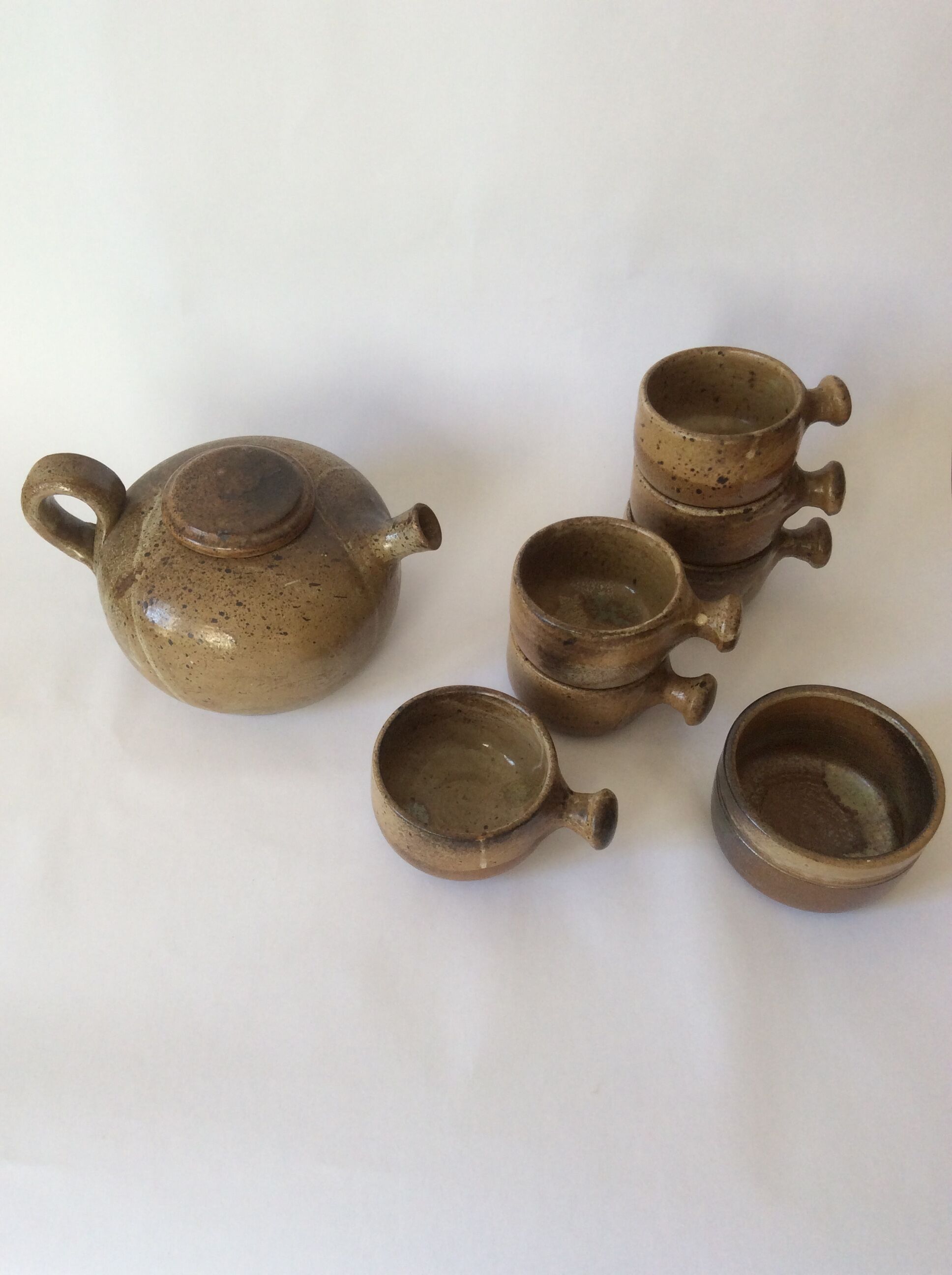 Roland Zobel Les Cyclades Anduze tea set from the 60s