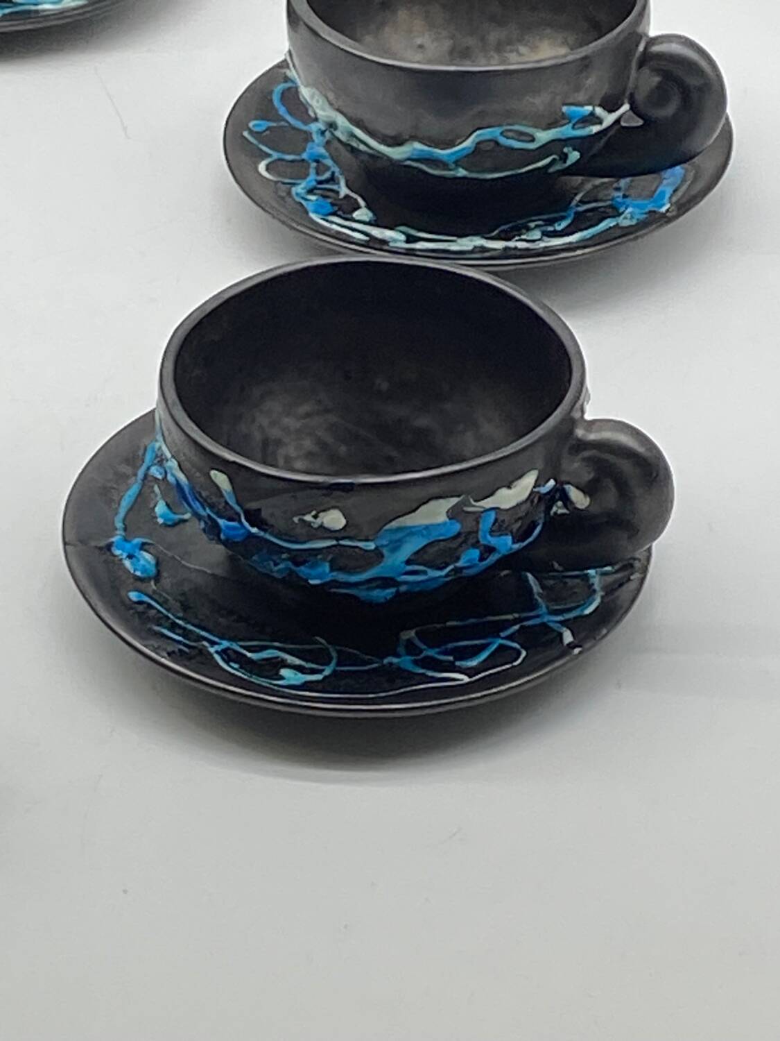Vintage fat lava tea set Vallauris