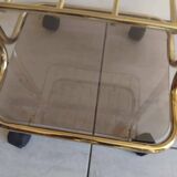 70s rolling side table