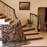 Boucherouite authentic hand made wool rug