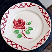 Dining table service, ironstone plates, Badonvilliers