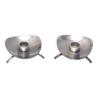 Pair of Danish candlesticks Carl Cohr Atla 1959