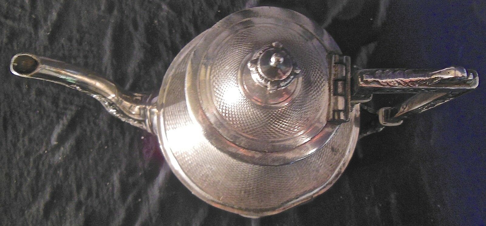 Teapot in silver metal hallmark 19 th century