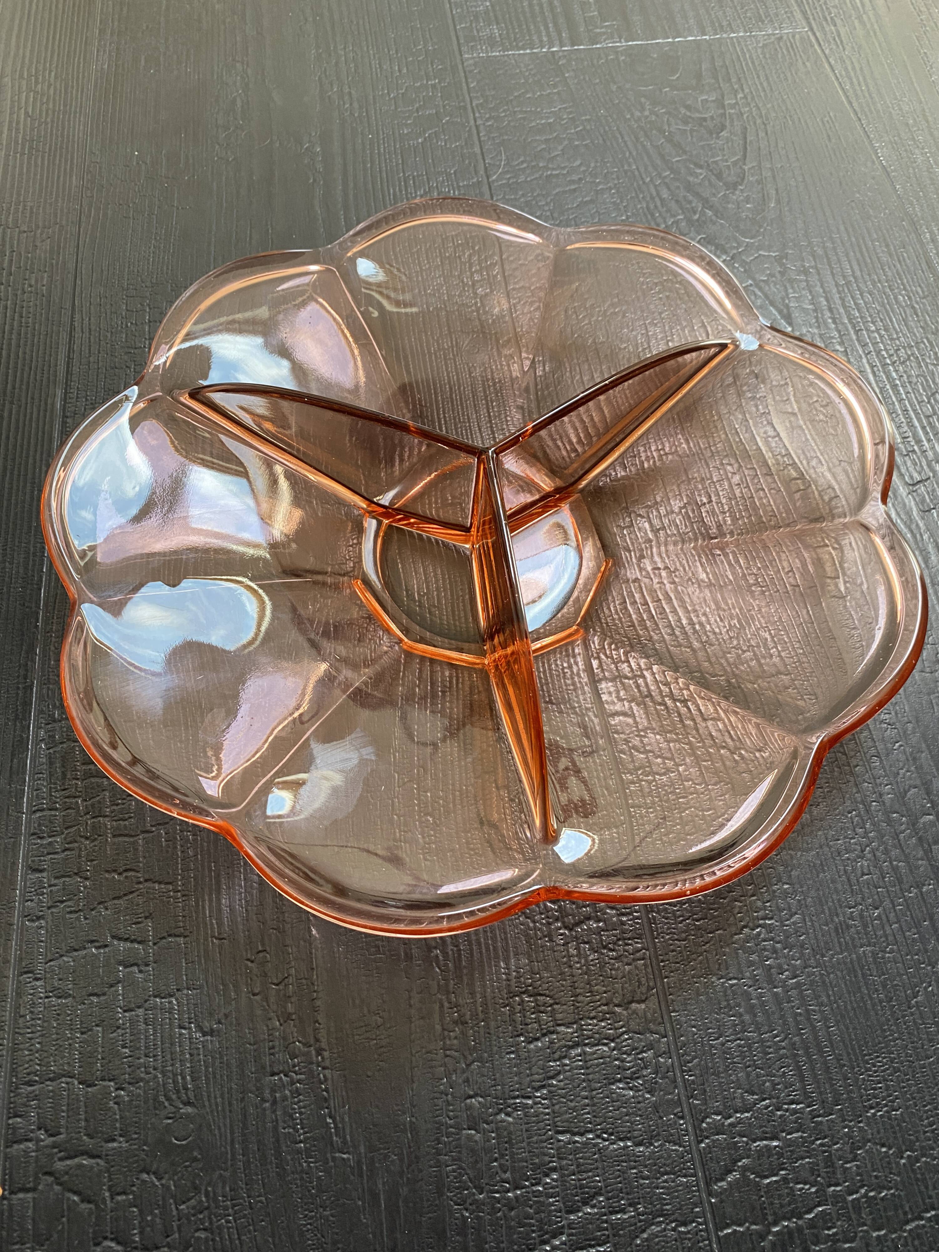 Vintage Rosaline fruit dish in perfect condition