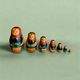 Matryoshka - Set of 7 old Russian nesting dolls