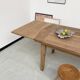 Table de ferme chêne 270 cm avec allonges