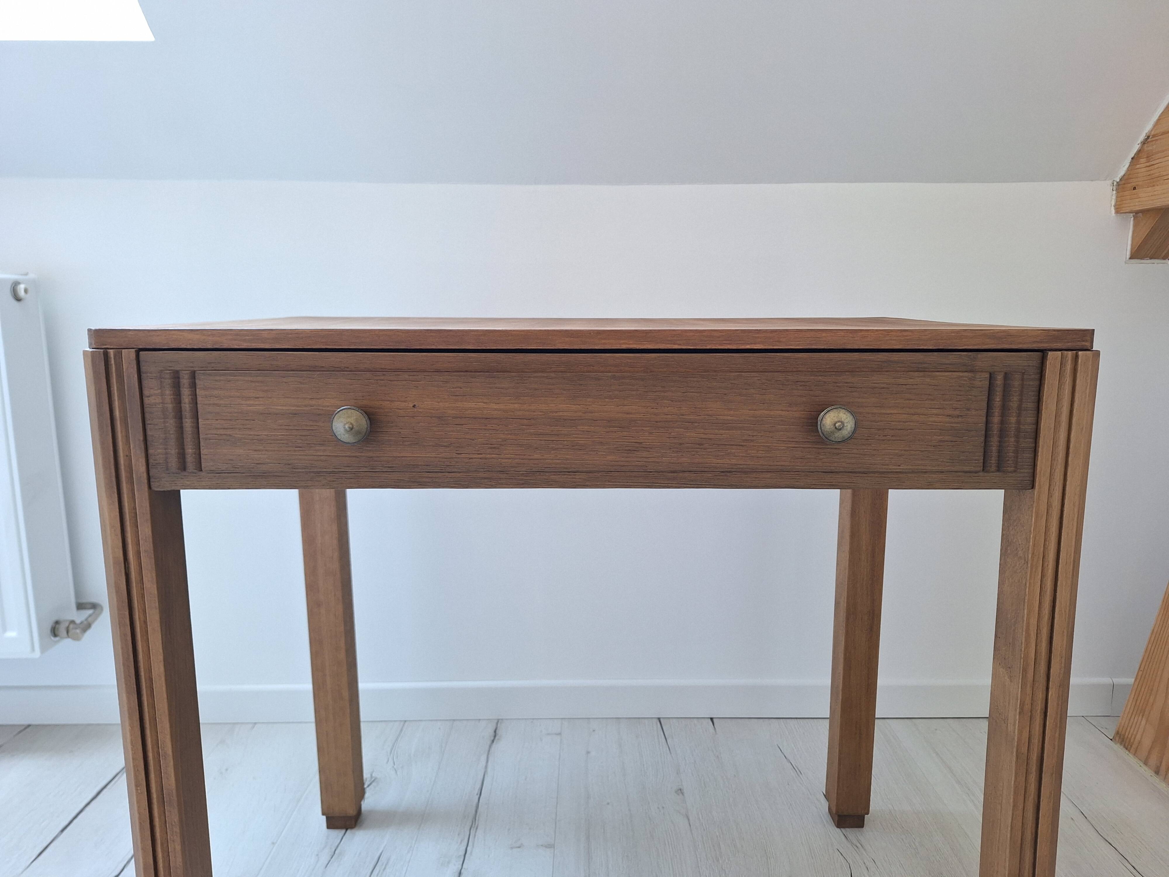 Desk / Side table / Art Deco console from the 1930s vintage