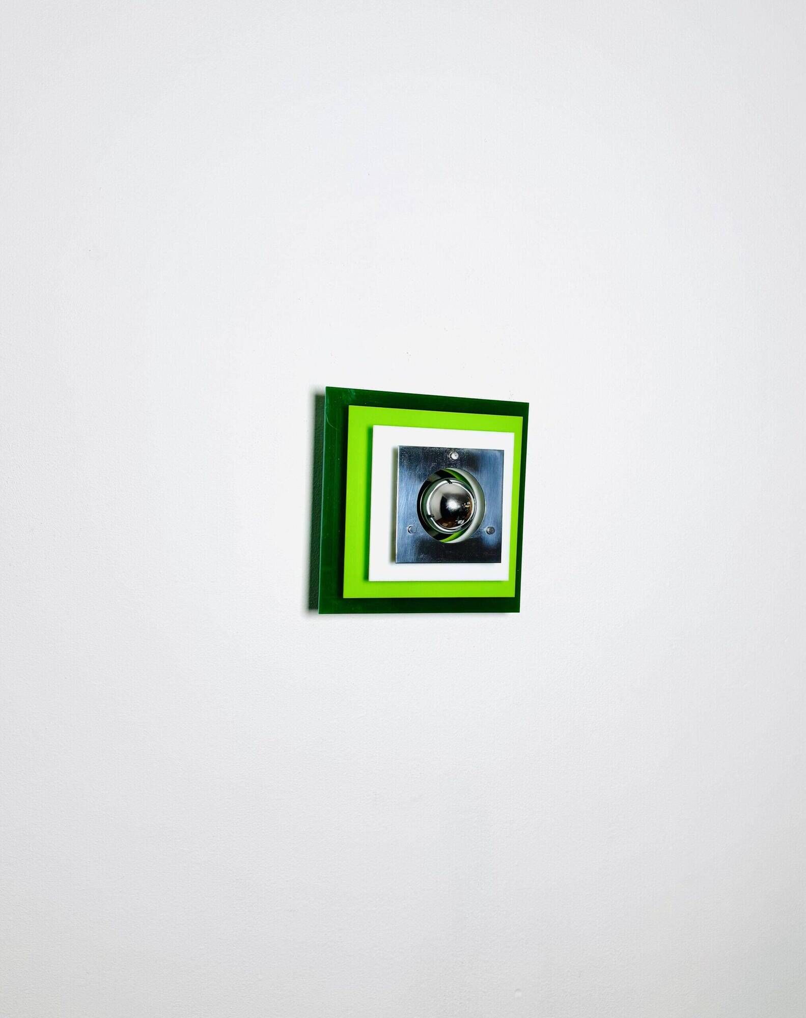 Pyramid Multi-Layered Wall Lamp By Hustadt Leuchten, Germany, 1970S
