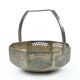 Art Nouveau sugar bowl, silver-plated brass, Austria, early 20th century