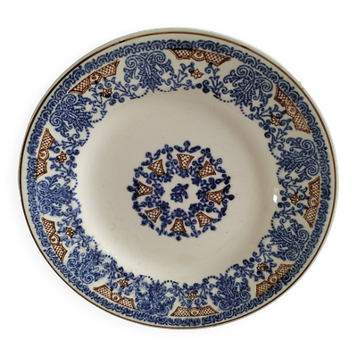 Assiette longwy modèle rouennais