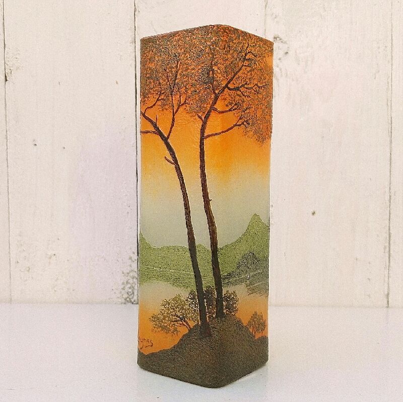 Vase François Théodore Legras décor lacustre 1920