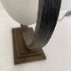 Sculptural Art Deco Table Lamp With Frosted Glass Shade, 1930s