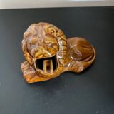 Cendrier céramique lion