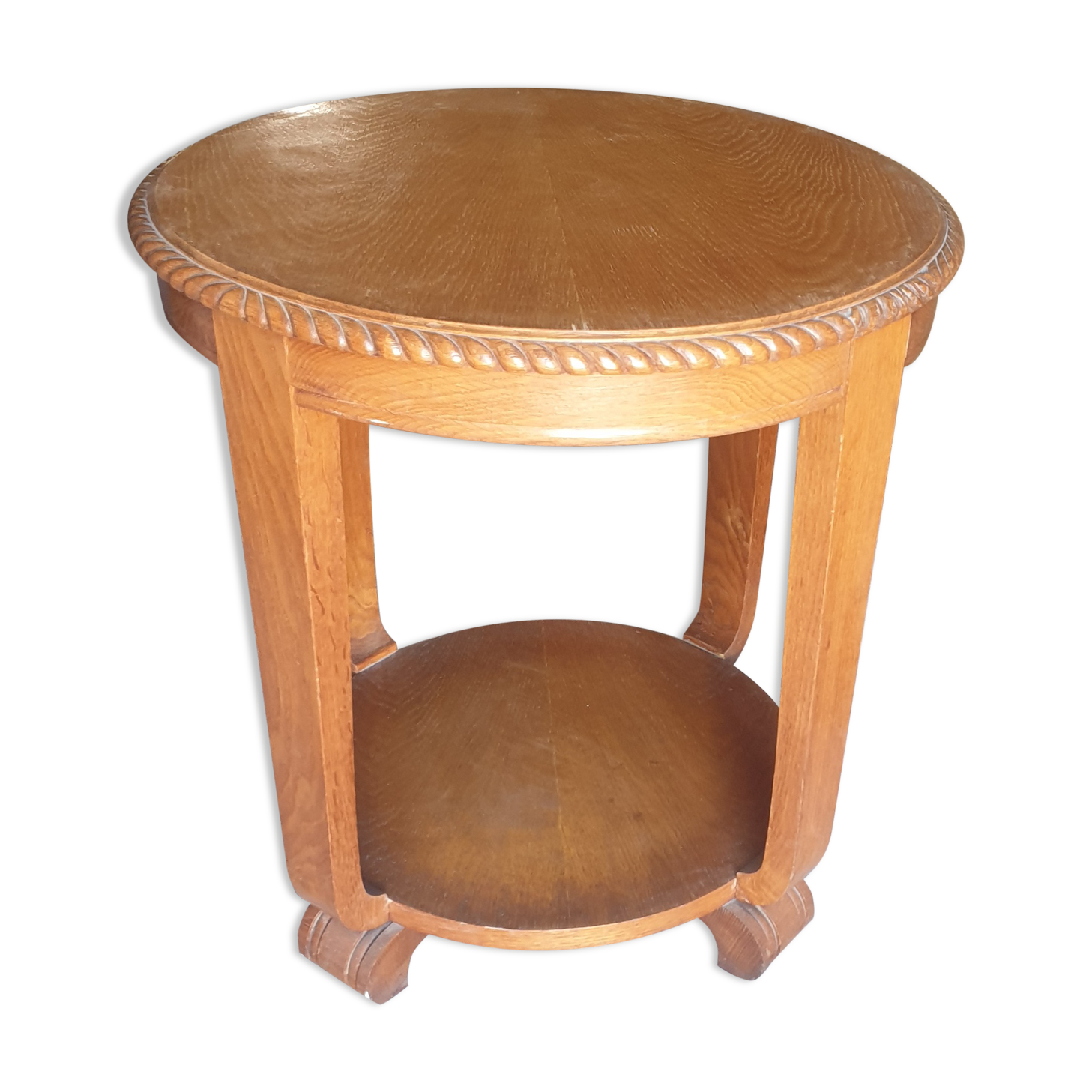 Gueridon with swings style art deco circa 1940 51.5 x 60 x 60 cm