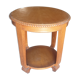 Gueridon with swings style art deco circa 1940 51.5 x 60 x 60 cm