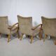 Mid Century Lounge Armchairs with Velvet Upholstery, Set of 3, 1960s