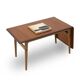 Swedish extendable teak table, 1950s