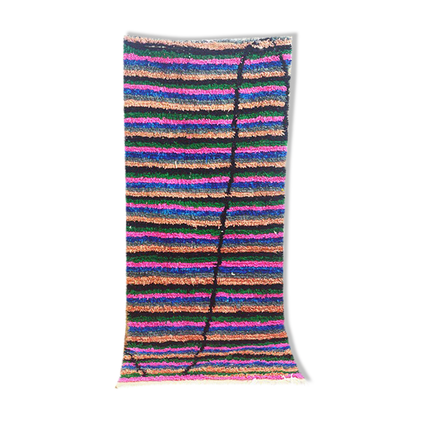 Moroccan berber carpet 216x88cm