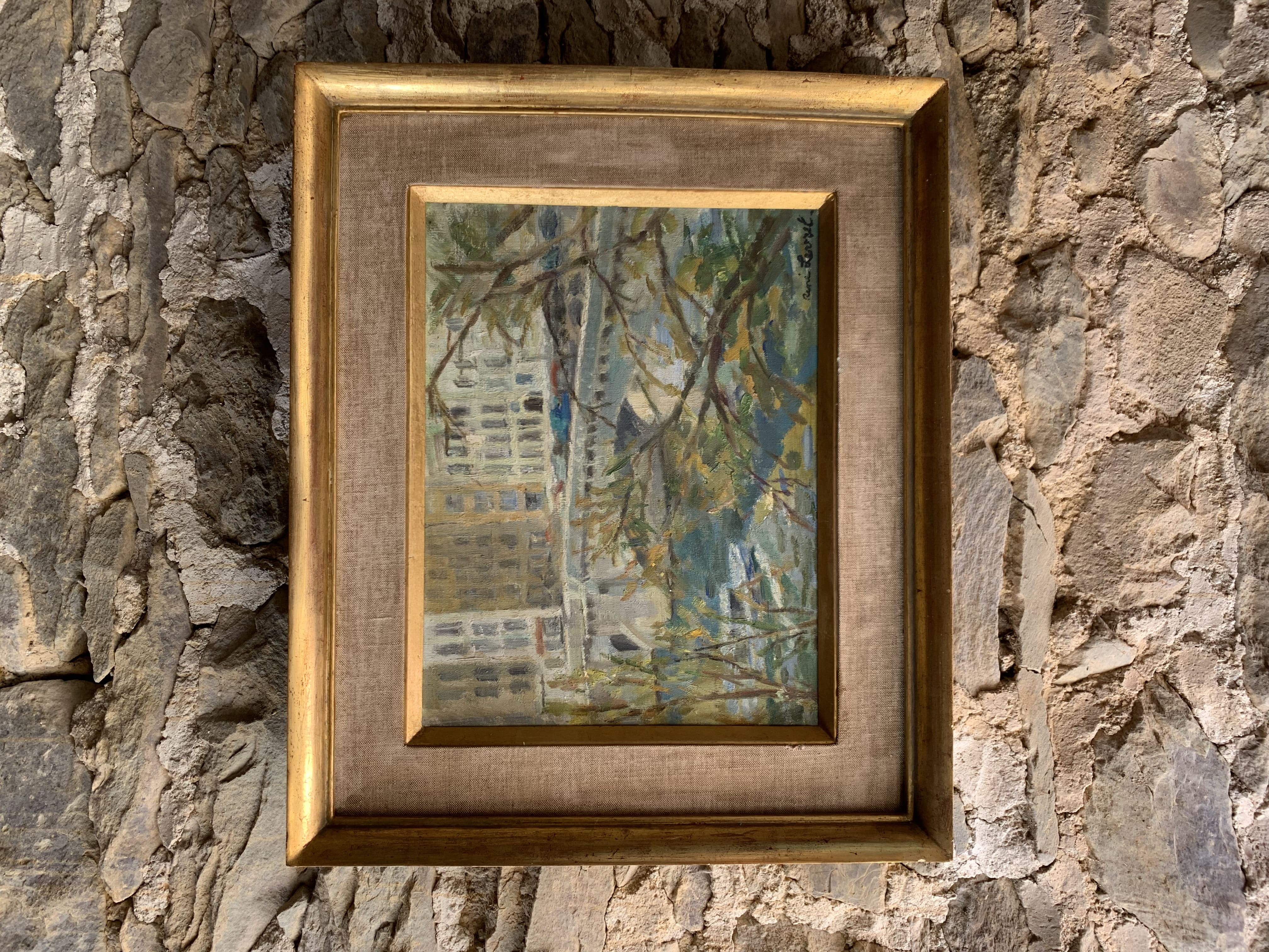 Tableau de René Levrel - « Pont de la Tournelle »