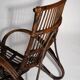 Pair of Sculptural Dutch Rattan Lounge Armchairs, Mid-Century Modern, 1960s
