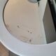 Syla round white plastic mirror - Ref 702